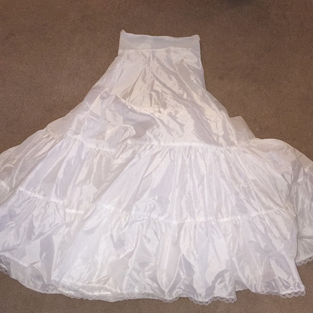David’s Bridal under skirt
